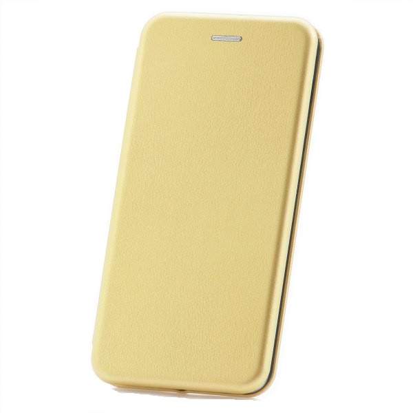 Чехол для Samsung Galaxy J4 Plus книга Fashion Case 3D с визитницей золотой