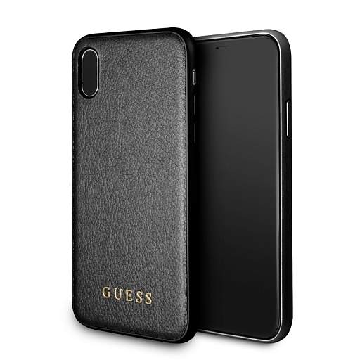 Чехол для iPhone XS Max Guess Iridescent Hard Black