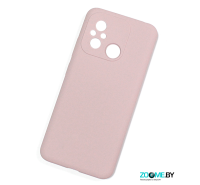 Чехол для Xiaomi Redmi 12C Silicone case нежно-розовый
