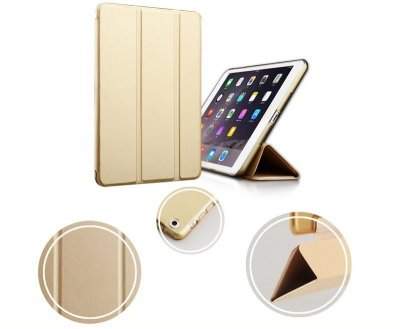 Чехол для iPad Mini 5 2019 книга Smart Case золотой
