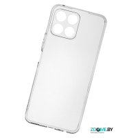 Чехол для Honor X6/X8 с защитой камеры силиконовый прозрачный