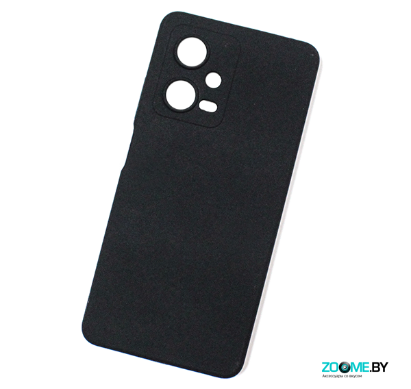 Чехол для Xiaomi Redmi Note 12 Pro Silicone case черный