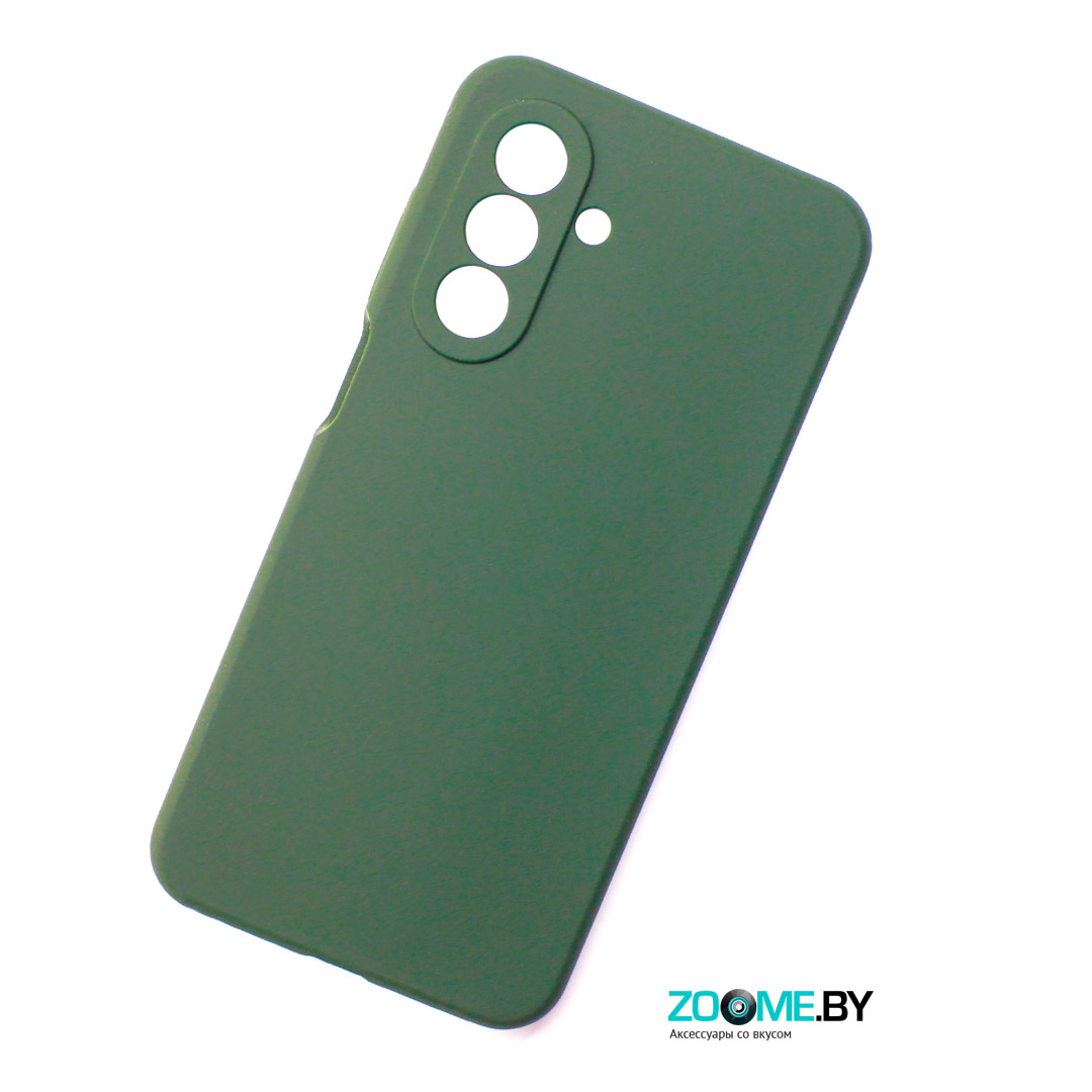 Чехол для Samsung Galaxy A26 Silicone case темно-зеленый