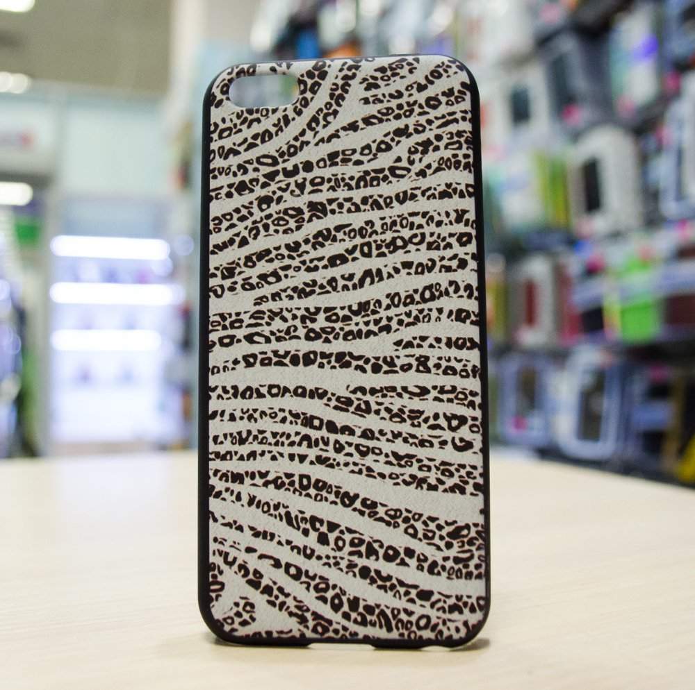 Чехол для iPhone 5c пластик Mobile Case зебра