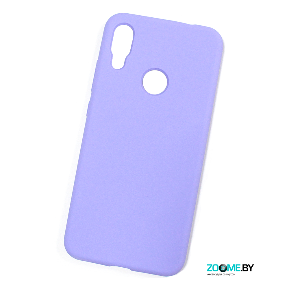 Чехол для Xiaomi Redmi Note 7 Silicone case сиреневый
