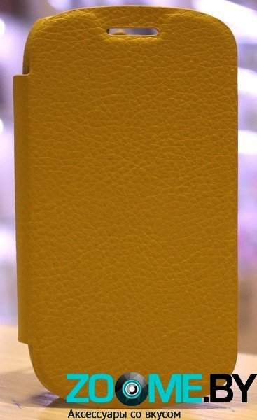 Чехол-книга для Samsung i8190 Galaxy S3 mini UpCase желтый