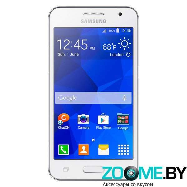Стеклянная защитная пленка на экран Samsung Galaxy Core 2 (G355H) Glass 0.33мм