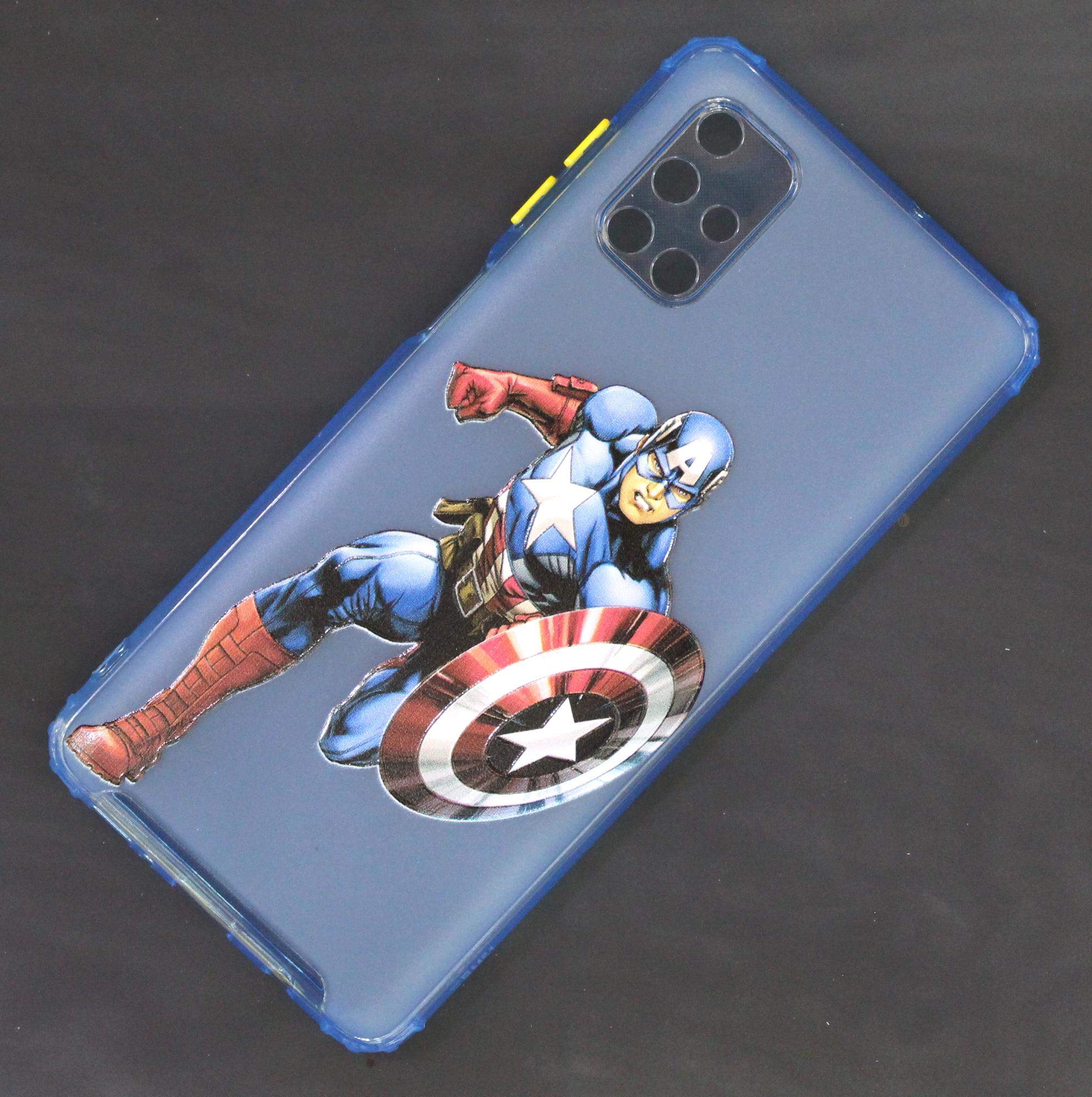 Чехол для Samsung Galaxy M51 силиконовый Капитан Америка