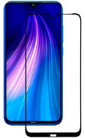 Защитное стекло для Xiaomi Redmi Note 8 Glass Pro черное (клеится по всей поверхности)