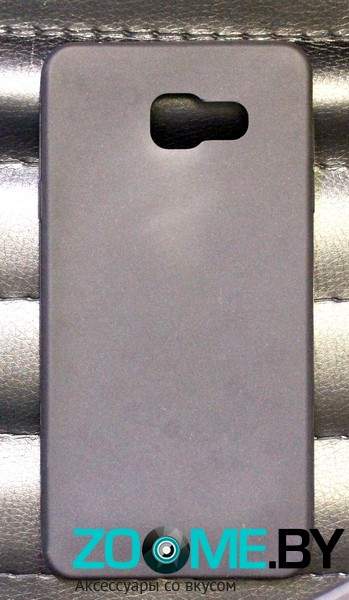 Чехол для Samsung Galaxy A7 (2016) силиконовый SMART матовый черный