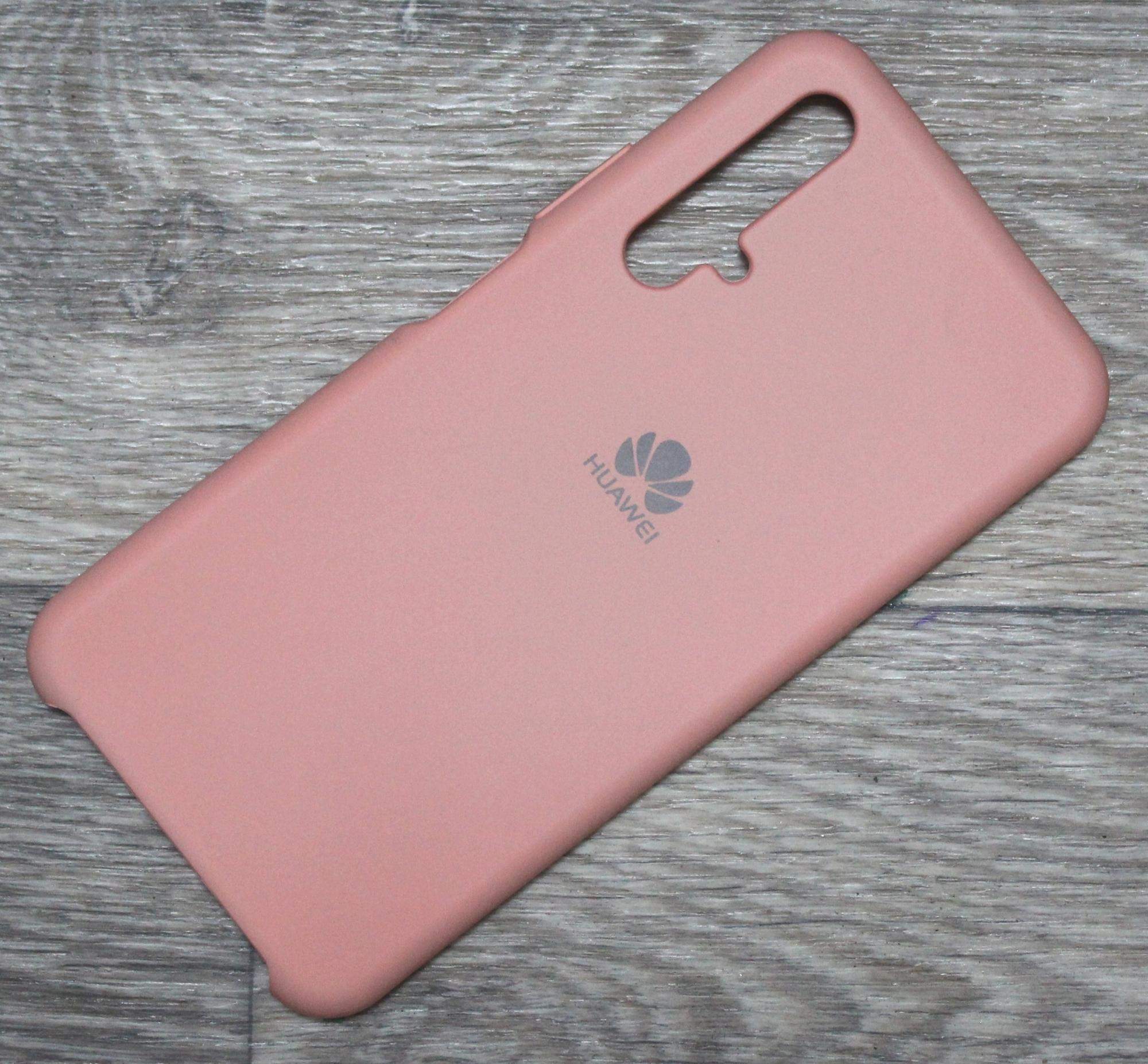 Чехол для Huawei Honor 20/Nova 5T Silicone Case розовый