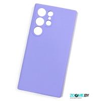 Чехол для Samsung Galaxy S24 Ultra Silicone case сиреневый