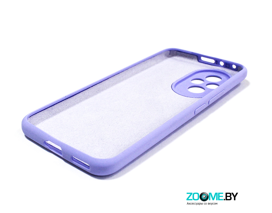 Чехол для Honor 200 Silicone case сиреневый