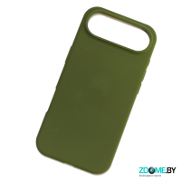 Чехол для iPhone 17 Air Silicone case темно-зеленый