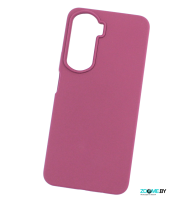 Чехол для Honor 90 Lite Silicone case бордовый