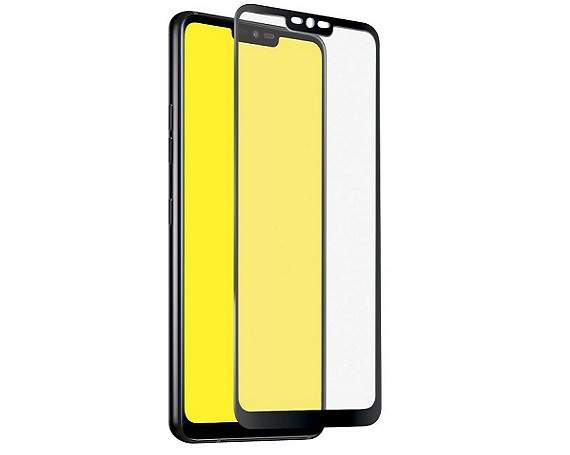 Защитное стекло на экран для LG G7 Glass Pro черное