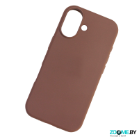 Чехол для iPhone 17 Silicone case коричневый