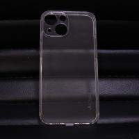 Чехол для iPhone 13 Mini силиконовый прозрачный с защитой для камеры