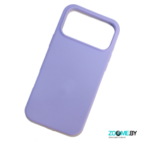 Чехол для iPhone 17 Pro Max Silicone case васильковый