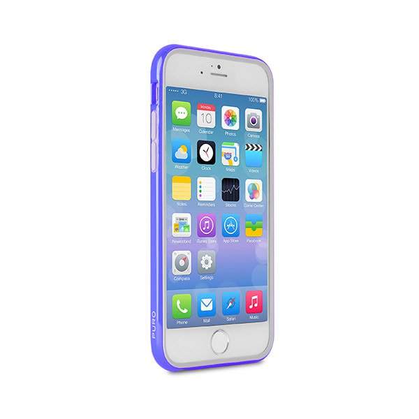 Чехол-бампер для iPhone 6 PURO синий (пленка в комплекте) (IPC647BUMPERBLUE)