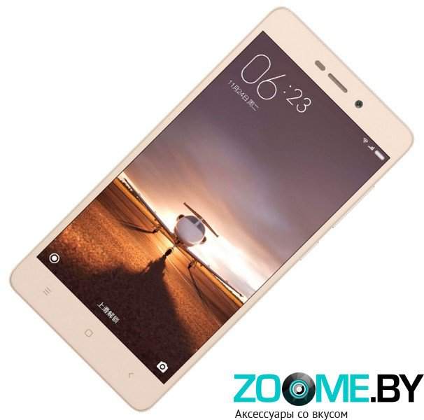 Стеклянная защитная пленка на экран для Xiaomi Redmi 3 Glass 0.33мм