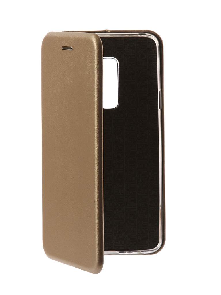 Чехол для Samsung Galaxy S9 книга Neypo Premium золотой
