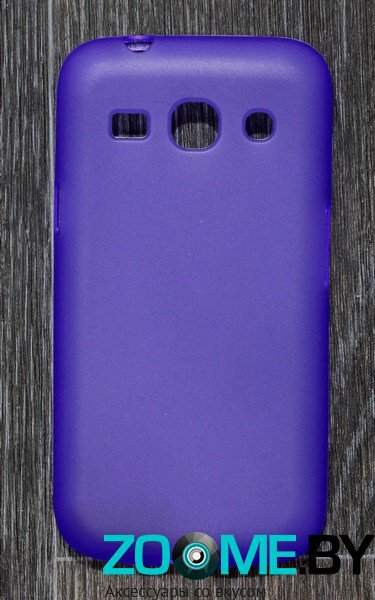 Чехол-накладка для Samsung Galaxy Star Advance (G350E) силиконовый SMART матовый фиолетовый