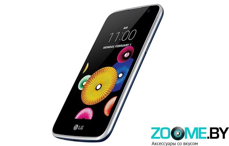 Стеклянная защитная пленка на экран для LG K4 (K130E) Glass 0.33мм