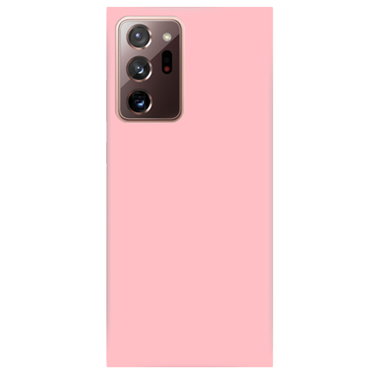 Чехол для Samsung Galaxy Note 20 Ultra Silicone case розовый