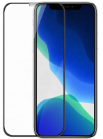 Защитное стекло на экран для iPhone 11 Glass Pro Full Screen 100D черное (Установка в подарок!)