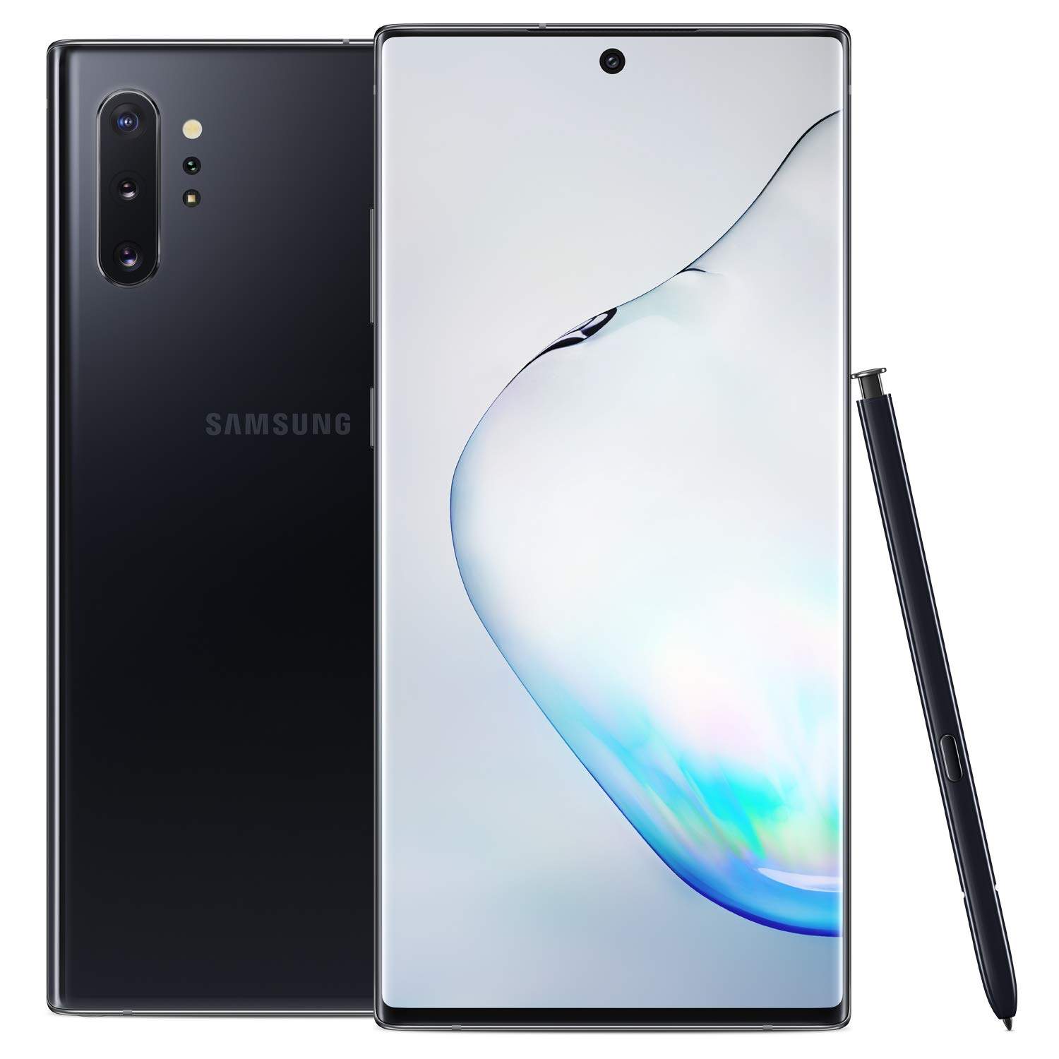 Защитная пленка для Samsung Galaxy Note 10 Plus Nano Glass глянцевая с силиконовым основанием (на весь экран)