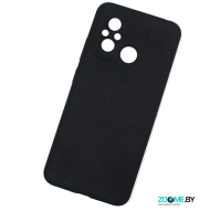 Чехол для Xiaomi Redmi 12C Silicone case черный