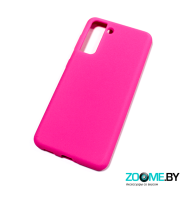 Чехол для Samsung Galaxy S21 5G Silicone Case ярко-розовый