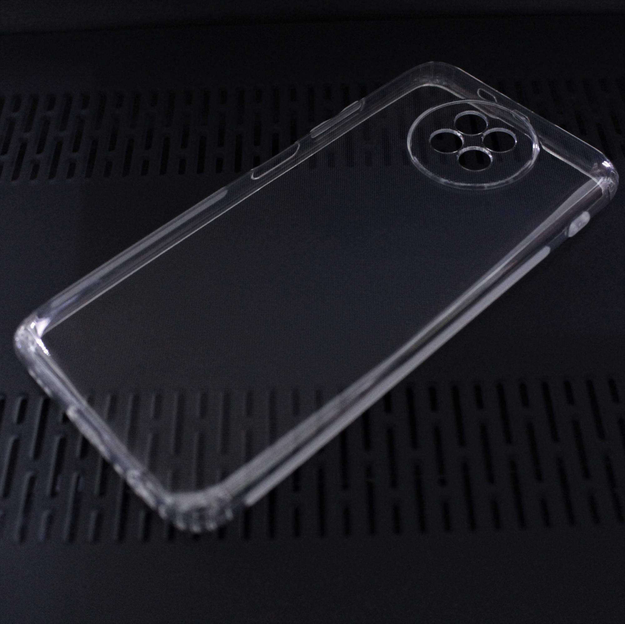 Чехол для Xiaomi Redmi Note 9T с защитой для камеры (прозрачный)