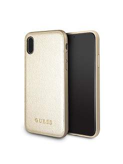 Чехол для iPhone XS Max Guess Iridescent Hard Gold
