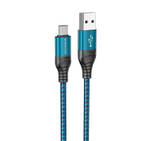Кабель Borofone BX56 Delightful USB на Type-C 1м, синий