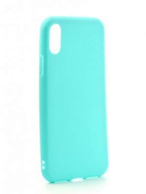 Чехол для iPhone XS Max силикон Neypo Soft Matte бирюзовый