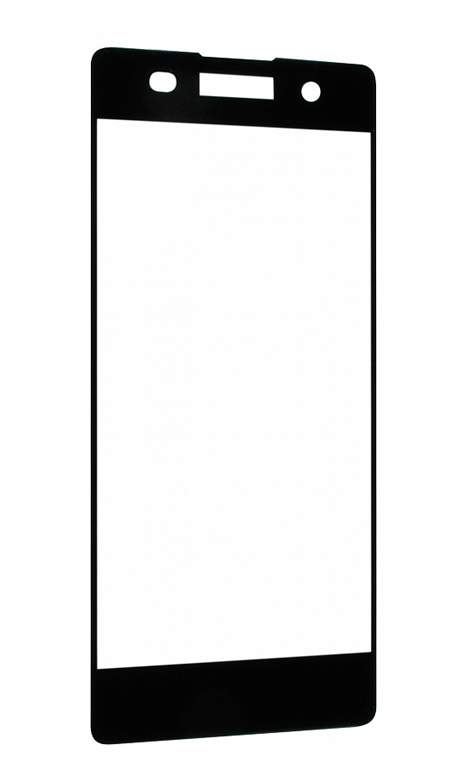 Защитное стекло на экран для Sony Xperia XA Glass Pro черное (на весь экран)
