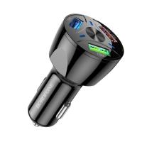 Автомобильное зарядное устройство Borofone BZ05, черный