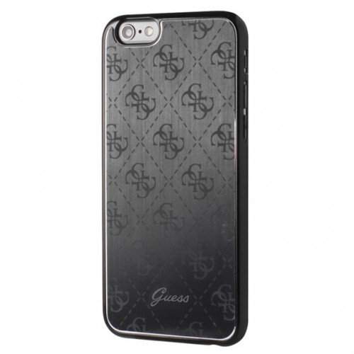 Чехол для iPhone 7 Plus Guess 4G Aluminium plate Hard Black (GUHCP7LMEBK)