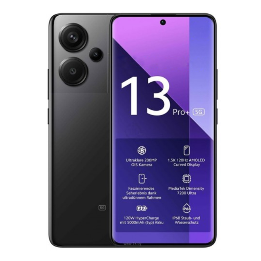 Гидрогелевая пленка для Xiaomi Redmi Note 13 Pro Plus глянцевая (установка в подарок!)