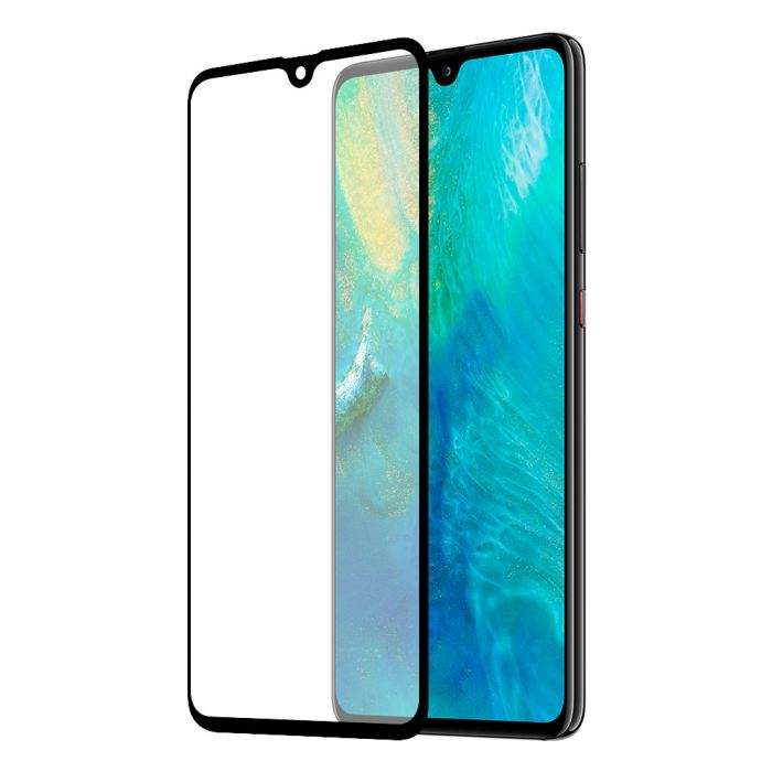 Защитное стекло на экран для Huawei Mate 20 Glass Pro черное