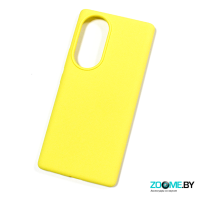 Чехол для Honor 70 Silicone case желтый