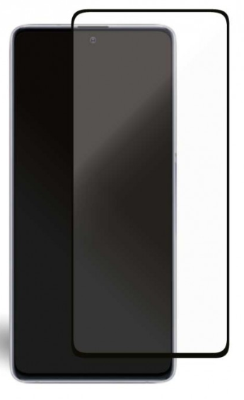 Защитное стекло для Samsung Galaxy S 10 Lite Glass Pro черное (клеится по всей поверхности)