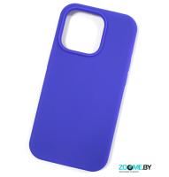 Чехол для iPhone 14 Pro Silicone case синий