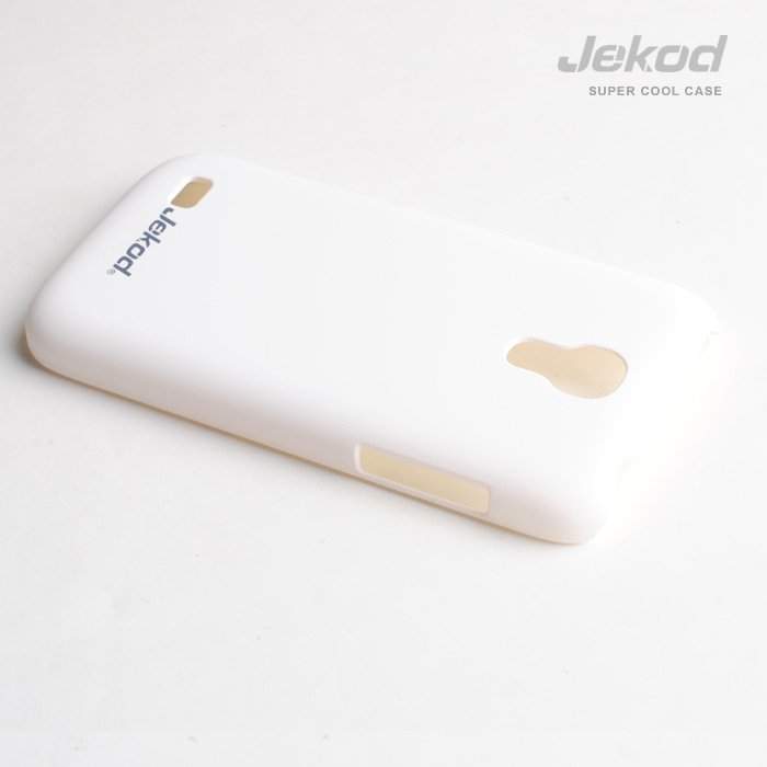 Чехол для Samsung i9190 Galaxy S IV mini пластик Jekod белый (пленка в комплекте)