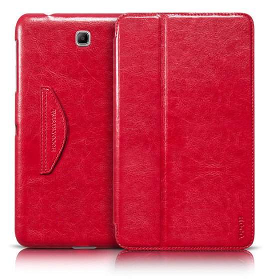 Чехол для Samsung Galaxy Tab 4 7.0 (SM-T230) книга HOCO Crystal красный