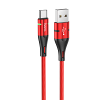 Кабель Hoco U93 Shadow USB на Type-C 1.2м, красный