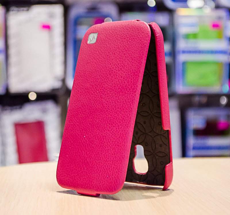 Чехол для Samsung i9190 Galaxy S4 mini блокнот HOCO Duke розовый