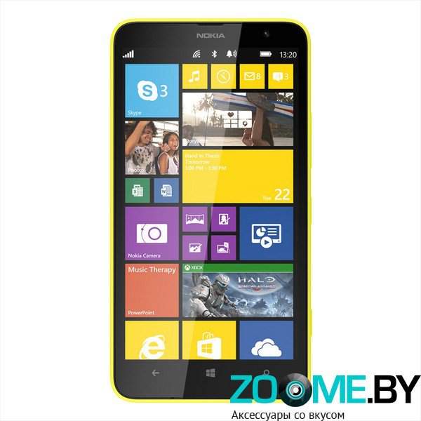 Стеклянная защитная пленка на экран для Nokia Lumia 1320 Glass 0.33мм
